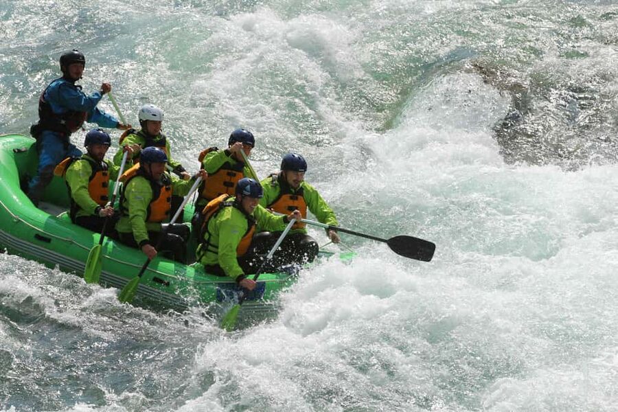 Voss: Thrilling Whitewater Rafting Guided Trip - From Voss waterfront to the river put-in
