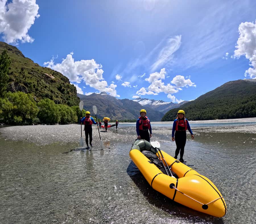 Wanaka: Full-Day Guided Packrafting Tour with Lunch - Swimming holes and the second 90-minute paddle