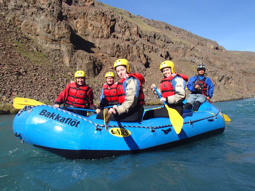 West Glacial River Family Rafting - Rafting the West Glacial River from Bakkaflöt