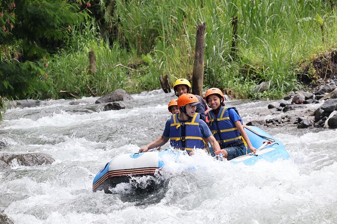 White Water Rafting Adventure at Telaga Waja River - The 4-meter raft jump is the main event