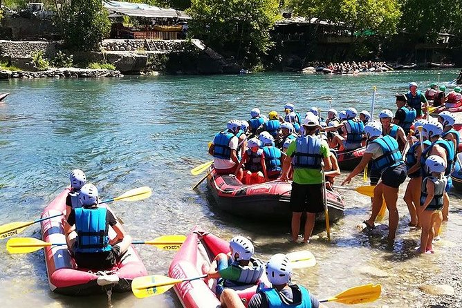 White-Water Rafting Experience from Side and Manavgat - The rafting route and two river breaks
