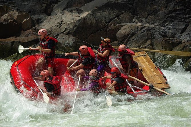White Water Rafting High Water in Zambia February to July - An early start from Livingstone