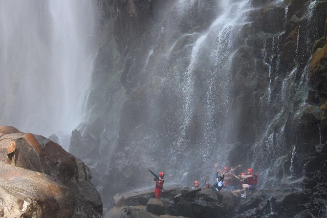 White Water Rafting & Swimming under the Falls - The falls swim is more than a photo stop