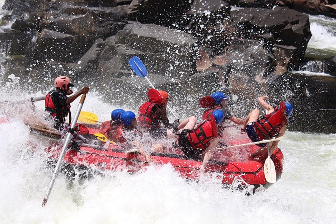 White Water Rafting & Swimming under the Falls - Lunch, drinks, and the video improve the value