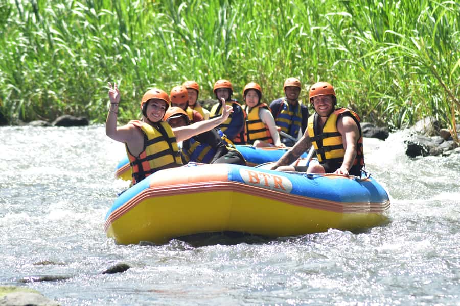 white water rafting telaga waja best of bali (no stairs) - The 4-meter Water Dam is the main thrill