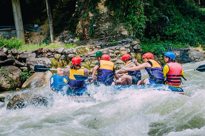 White-water Rafting with Ziplining in Phangnga - Wat Suwan Kuha and its mischievous monkeys