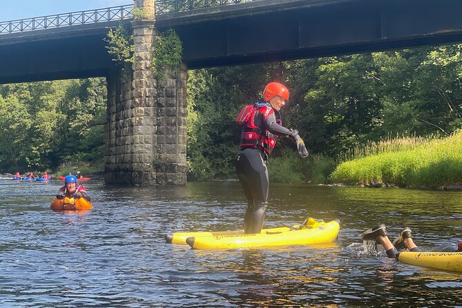 White Water River Bugs in Llangollen - The role of the instructor