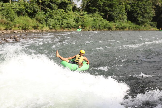White Water Tubin in the river BALSA - A Gentle White-Water Ride on the Balsa River