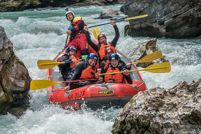 Whitewater Action Rafting Experience in Engadin - Entering Giarsun Gorge on the Inn River