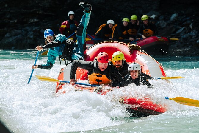 Whitewater Action Rafting Experience in Engadin - The take-out near Ardez and the return to base