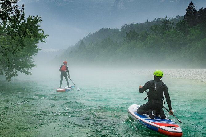 Whitewater Paddle Boarding on Soca River - Running the Soca’s smaller rapids