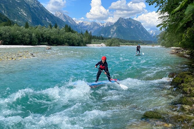 Whitewater Paddle Boarding on Soca River - The briefing makes the rapids manageable