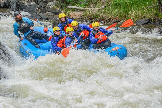 Whitewater Raft Clear Creek - Intermediate Cannonball Run - Working through Nomad, Fall River, Phoenix, and Deliverance