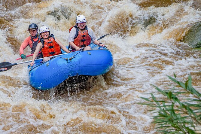 Whitewater Rafting Adventure - Getting ready at the 8Adventures base camp