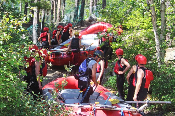 Whitewater Rafting on Jasper's Fraser River - Class 2 and 3 rapids, with room for first-timers