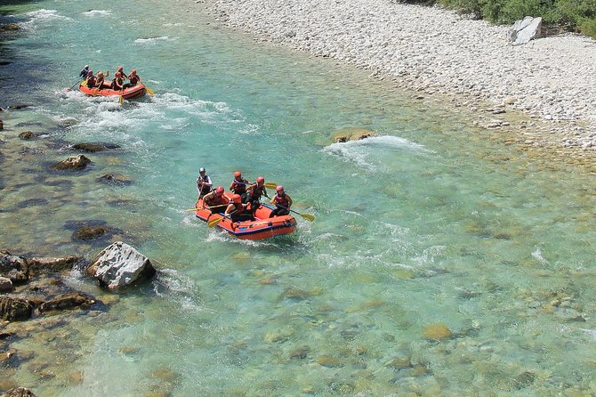 Whitewater Rafting on Soca River, Slovenia - Boka, the rafting start and exit