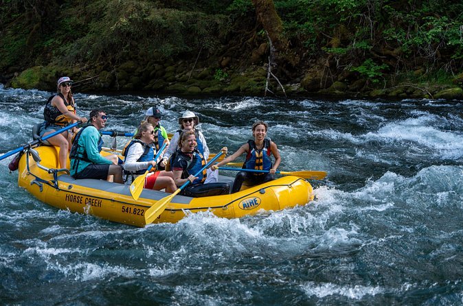Whitewater Rafting on The McKenzie River - On the McKenzie River for about three hours