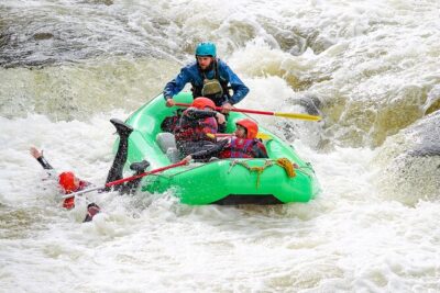 Whitewater Rafting on the River Dee in Llangollen