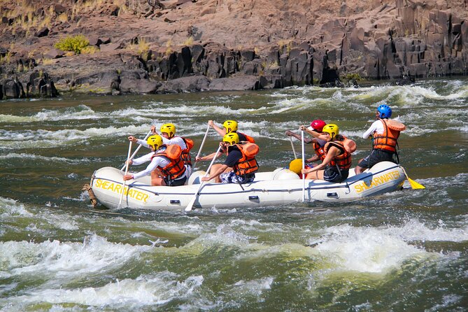 Whitewater Rafting on the Zambezi River from Victoria Falls - The climb out and the meal at the top