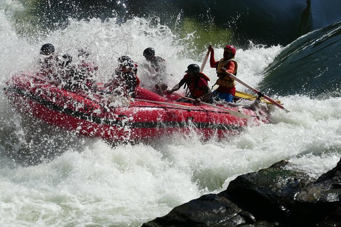 Zambezi River Class IV-V White-Water Rafting from Victoria Falls - The climb out is part of the price you pay