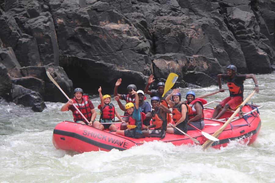 Zambezi River: Kid-Friendly Whitewater Rafting - The steep route down to the river